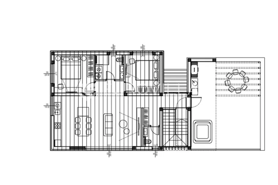 zadar, rovanjska, luksuzni dvosoban stan s pogledom na more, neto korisne površine 95.24 m² - slika 4