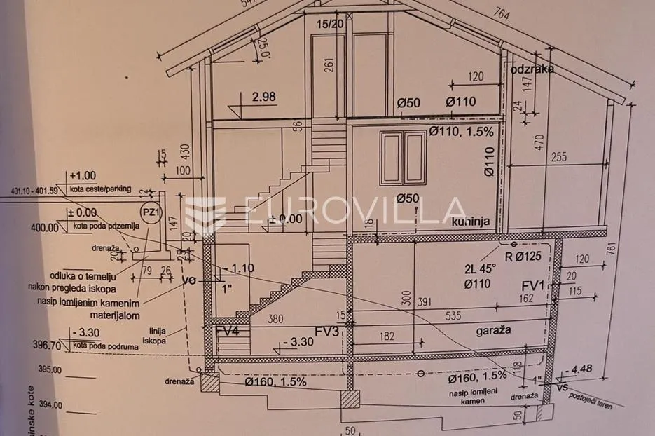 matulji, rukavac, građevinsko zemljište s pogledom i projektom - slika 6