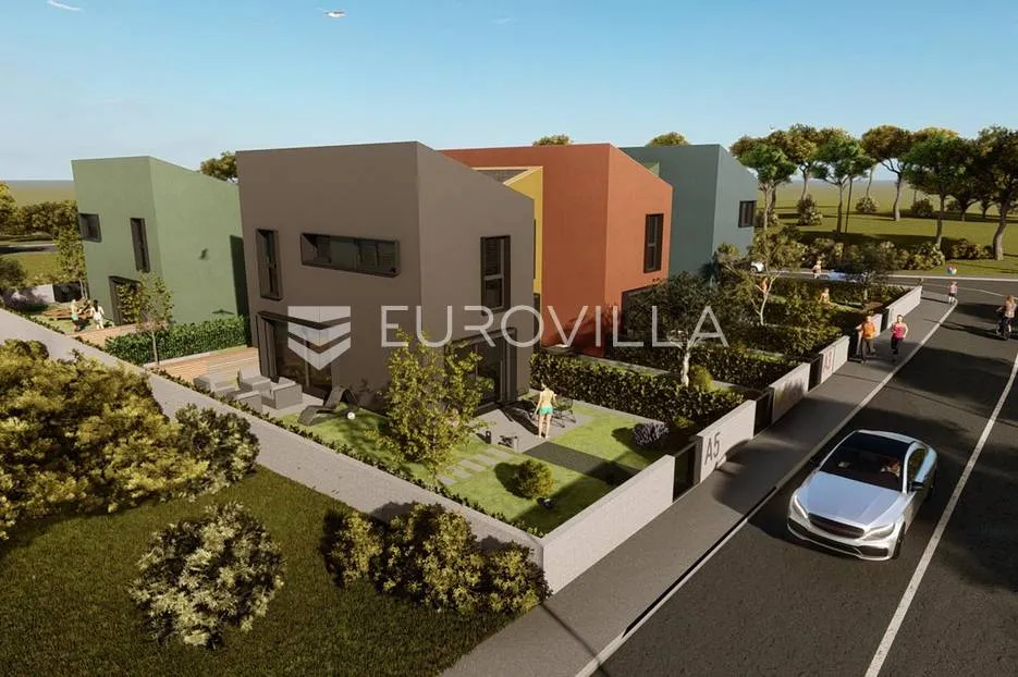 poreč, kuća b3 u nizu 117 m2, moderan stambeni projekt, mogućnost bazena, pogled na more - slika 15