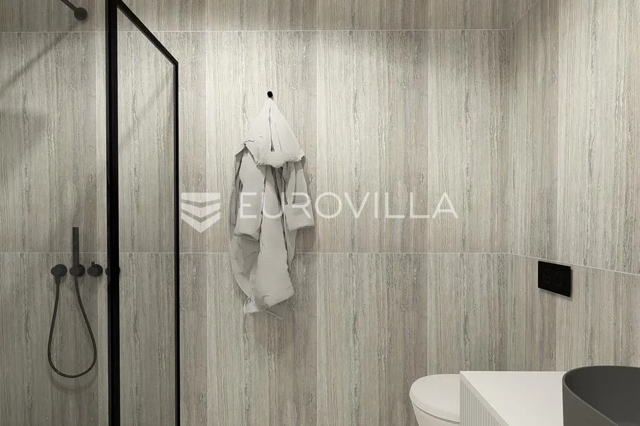 grebaštica, luksuzan penthouse s bazenom i pogledom na more, prvi red do mora, 110,54 m² - slika 17