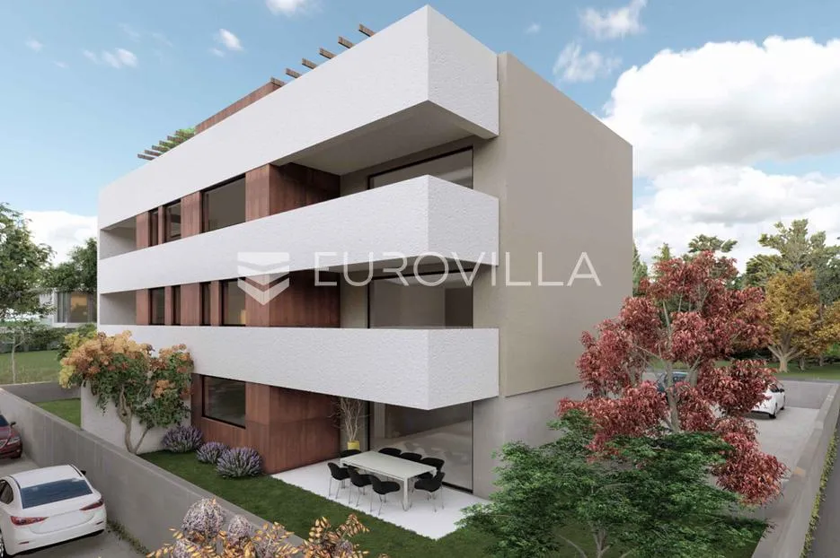 zadar, borik moderno koncipiran dvosobni stan u prizemlju s vrtom 85,59 m², s1 - slika 3