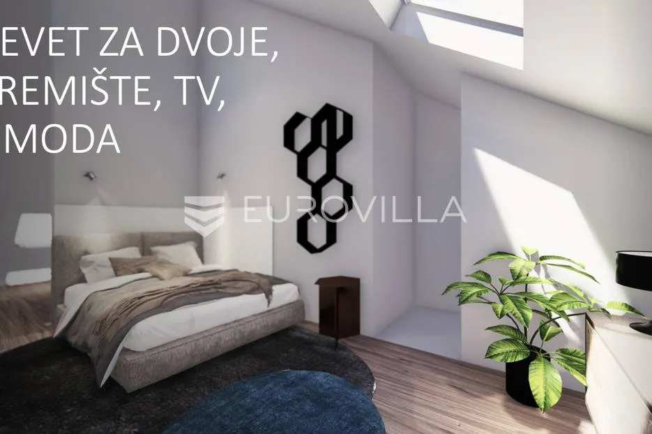 zagreb centar, dvosoban loft / dvoetažan stan - slika 9
