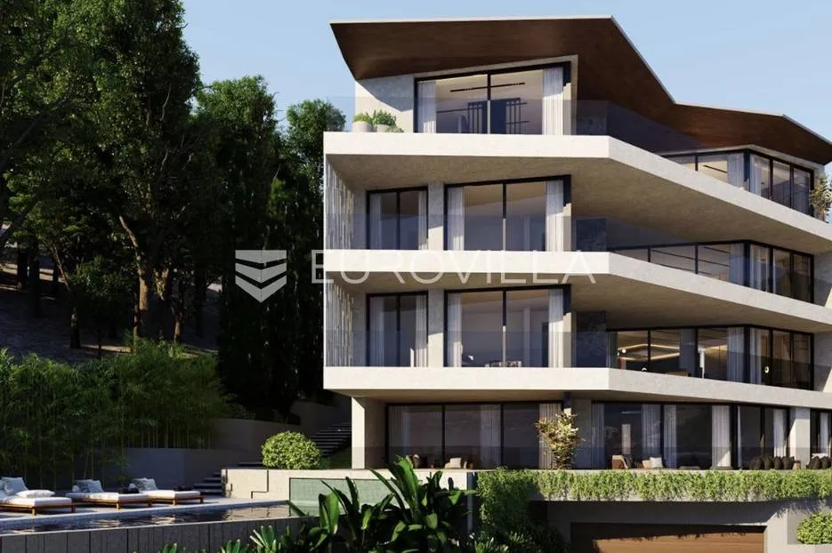 opatija, prekrasan luksuzni četverosoban penthouse, nkp 177 m2, pogled na more - slika 2