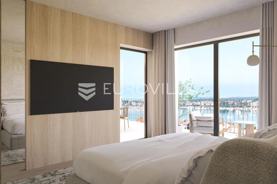 istra, umag — green tower residence, moderan jednosoban stan s terasom na 1. katu - slika 1