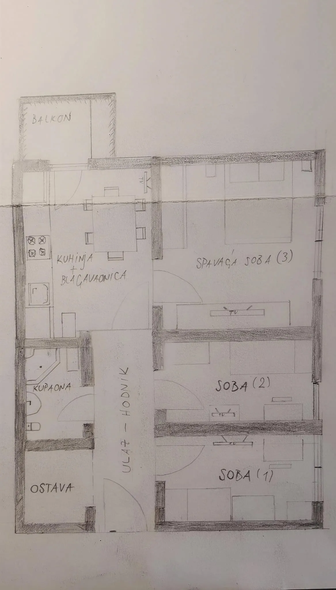 varaždin, centar trosoban stan površine 52,95 m² - slika 13