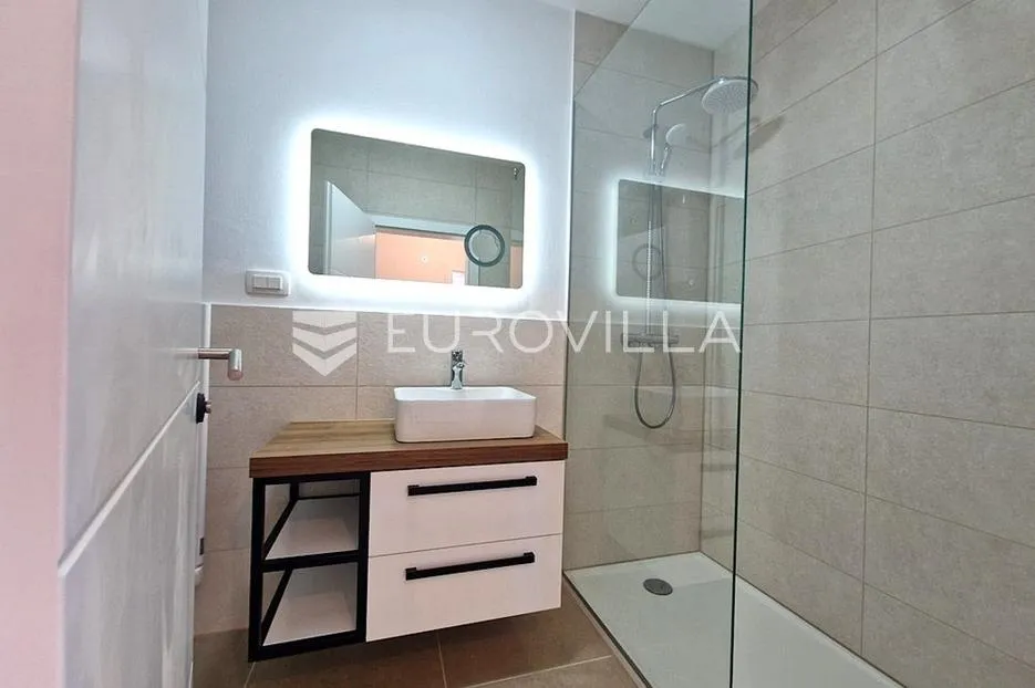 vir, apartman s dvije spavaće sobe, 1. kat, otvoren pogled na more - slika 11