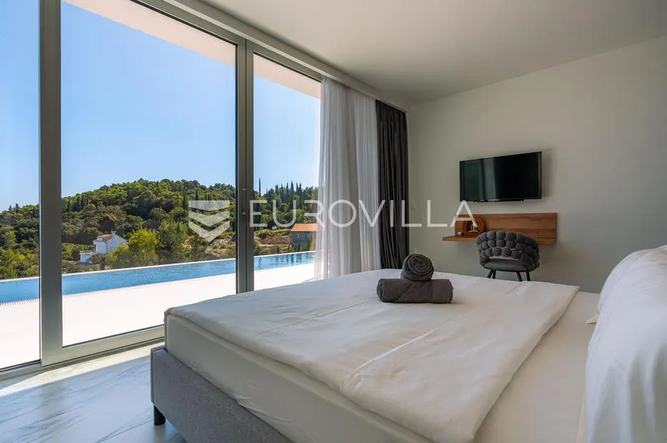 korčula, luksuzna obiteljska vila s otvorenim pogledom na more - slika 10