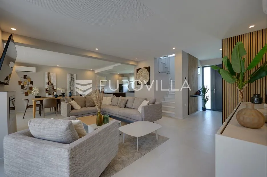 istra, pomer: ekskluzivna moderna vila 286 m² s bazenom i pogledom na more, 400m od obale - slika 44
