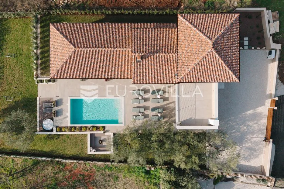 istra, kaštelir, labinci, moderna vila u istarskom stilu s panoramskim pogledom na more - slika 2