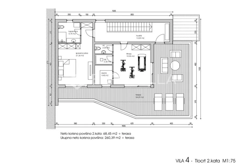 istra, duga uvala, villa s pogledom, teretanom i saunom 322m2 - slika 14