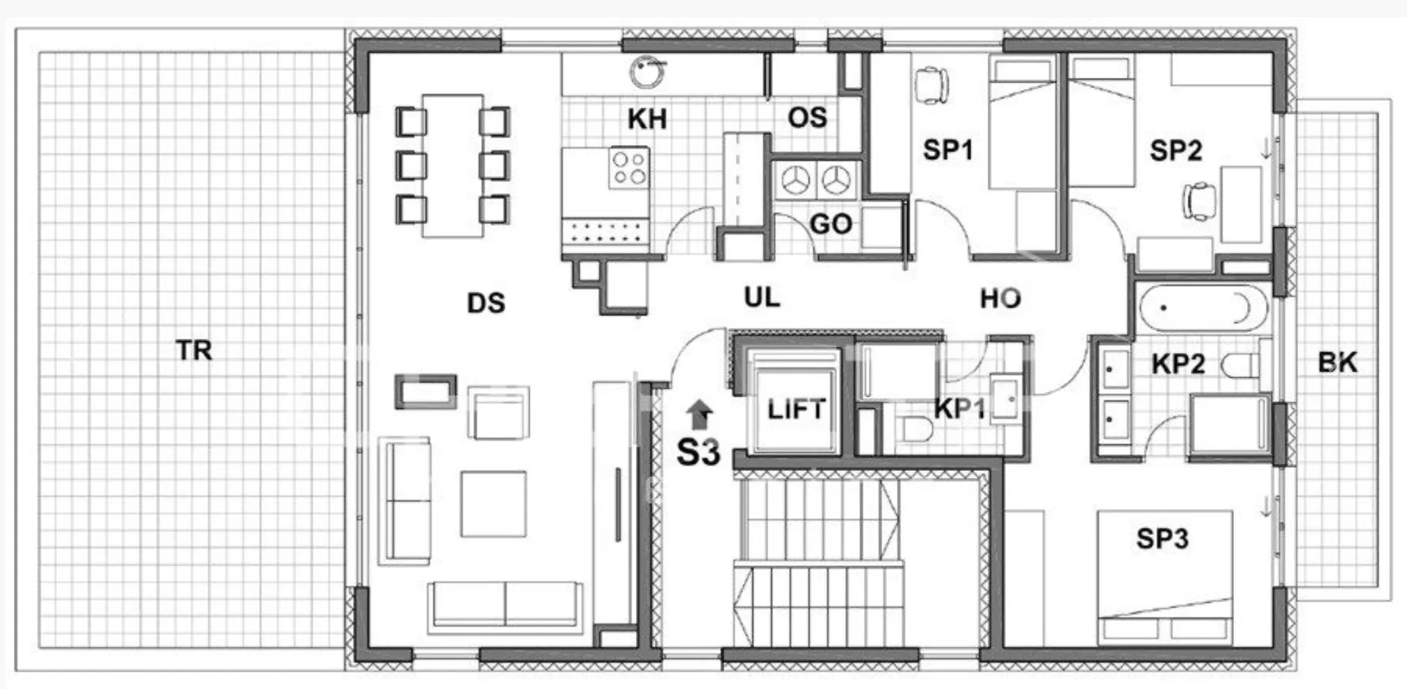 zagreb, gornji bukovac, trosoban penthouse, novogradnja, 123 m² - slika 7