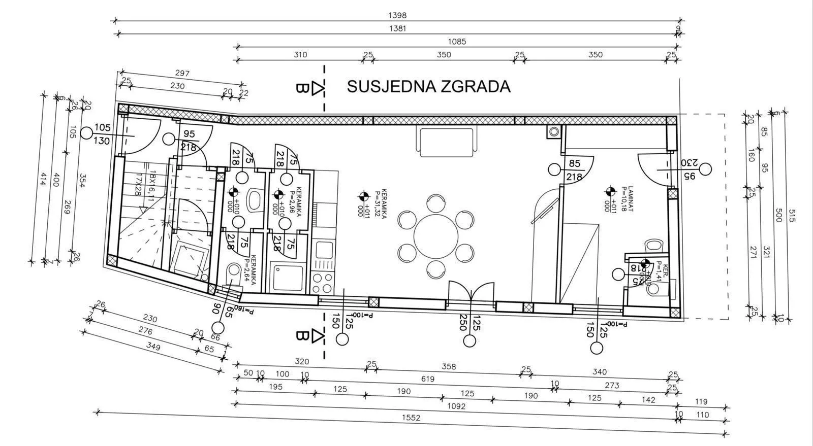tisno, novogradnja, apartman u prizemlju, prvi red do mora, 48,51 m² - slika 13