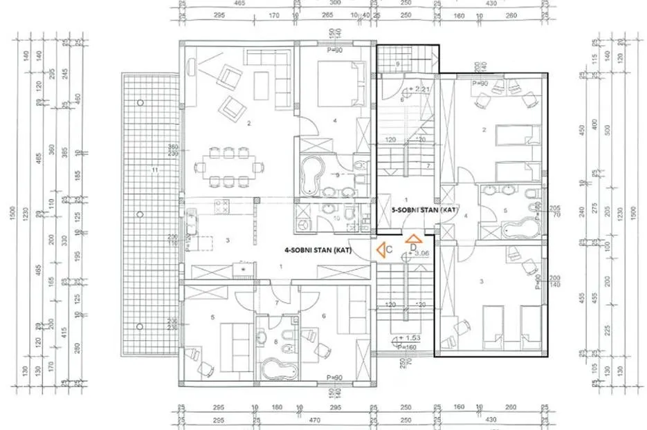 zagreb, vrapče, prekrasan penthouse nkp 220,07m2 - slika 15