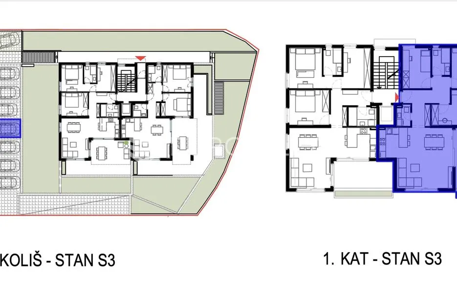 kaštel stari luksuzan stan 102,1 m² s velikom terasom - slika 13