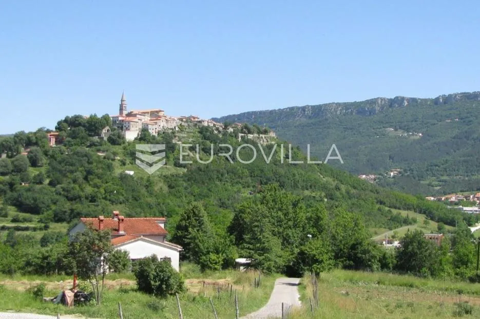Istra, Buzet, građevinsko zemljište s idejnim projektom