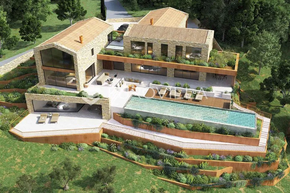 istra, motovun, građevinsko zemljište 2181m2 s idejnim projektom - slika 3