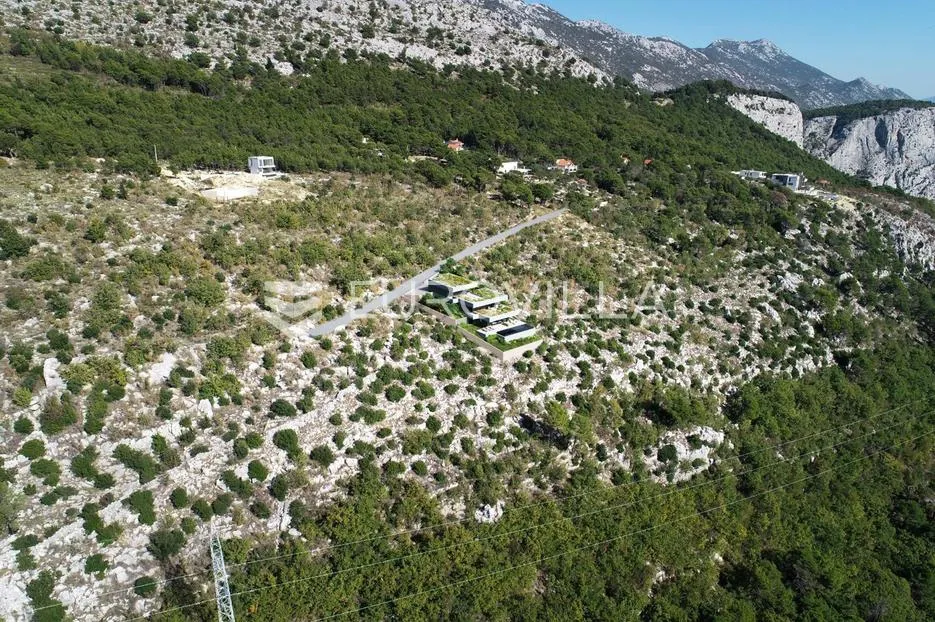 omiš, naklice, atraktivno građevinsko zemljište s dozvolom - slika 23