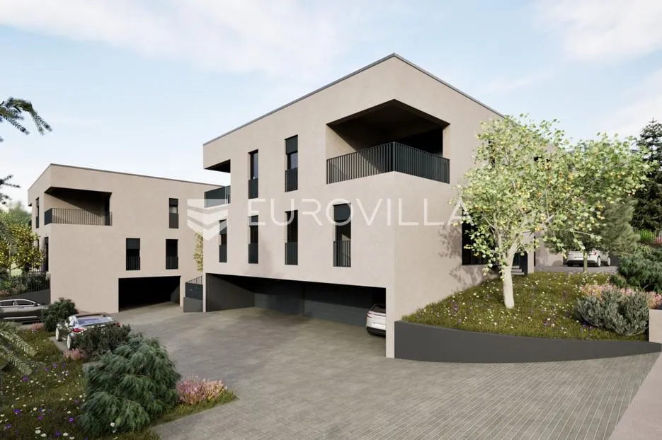 Zagreb, Šestine, Dedići, luksuzan trosoban stan s vrtom 90 m², parking, NOVOGRADNJA