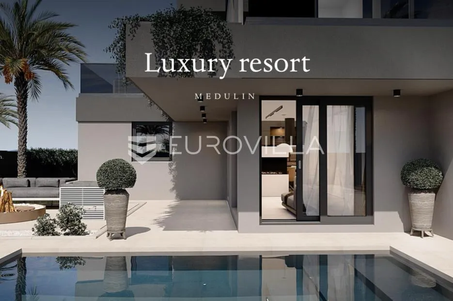 istra, medulin. luxury resort samostojeća kuća s bazenom 133 m2 - slika 1