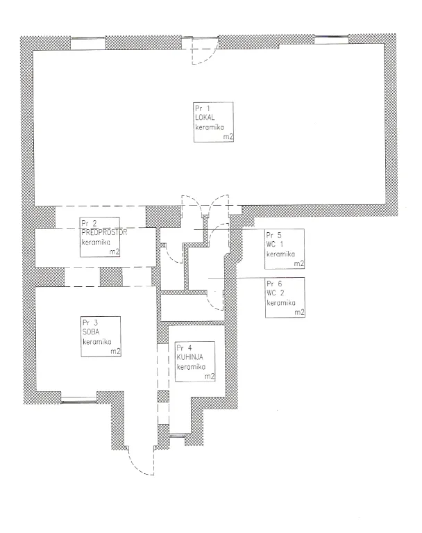 črnomerec, ilica, ulični poslovni prostor 120 m2 - slika 2