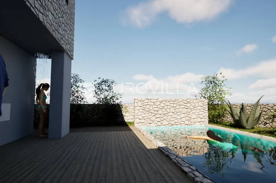 Vrsi, zemljište s projektom na mirnoj lokaciji