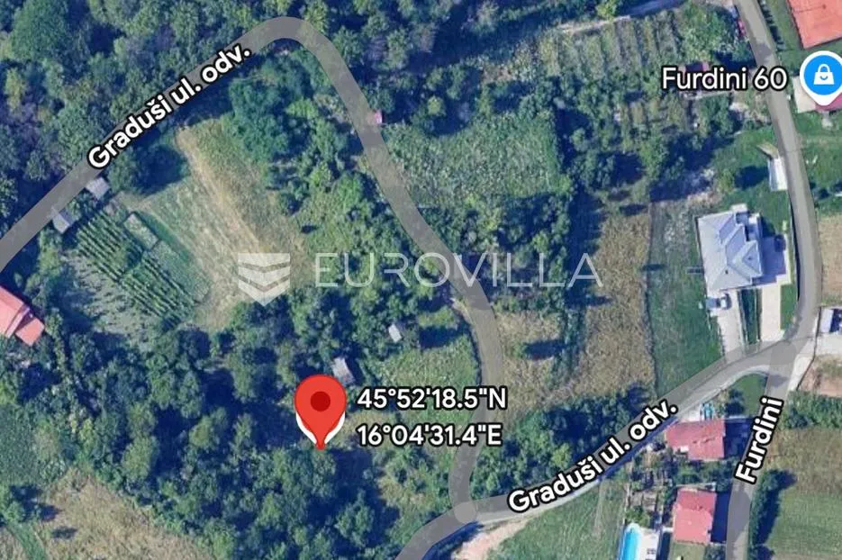 Čučerje, poljoprivredno zemljište 1574 m² na izvrsnoj lokaciji