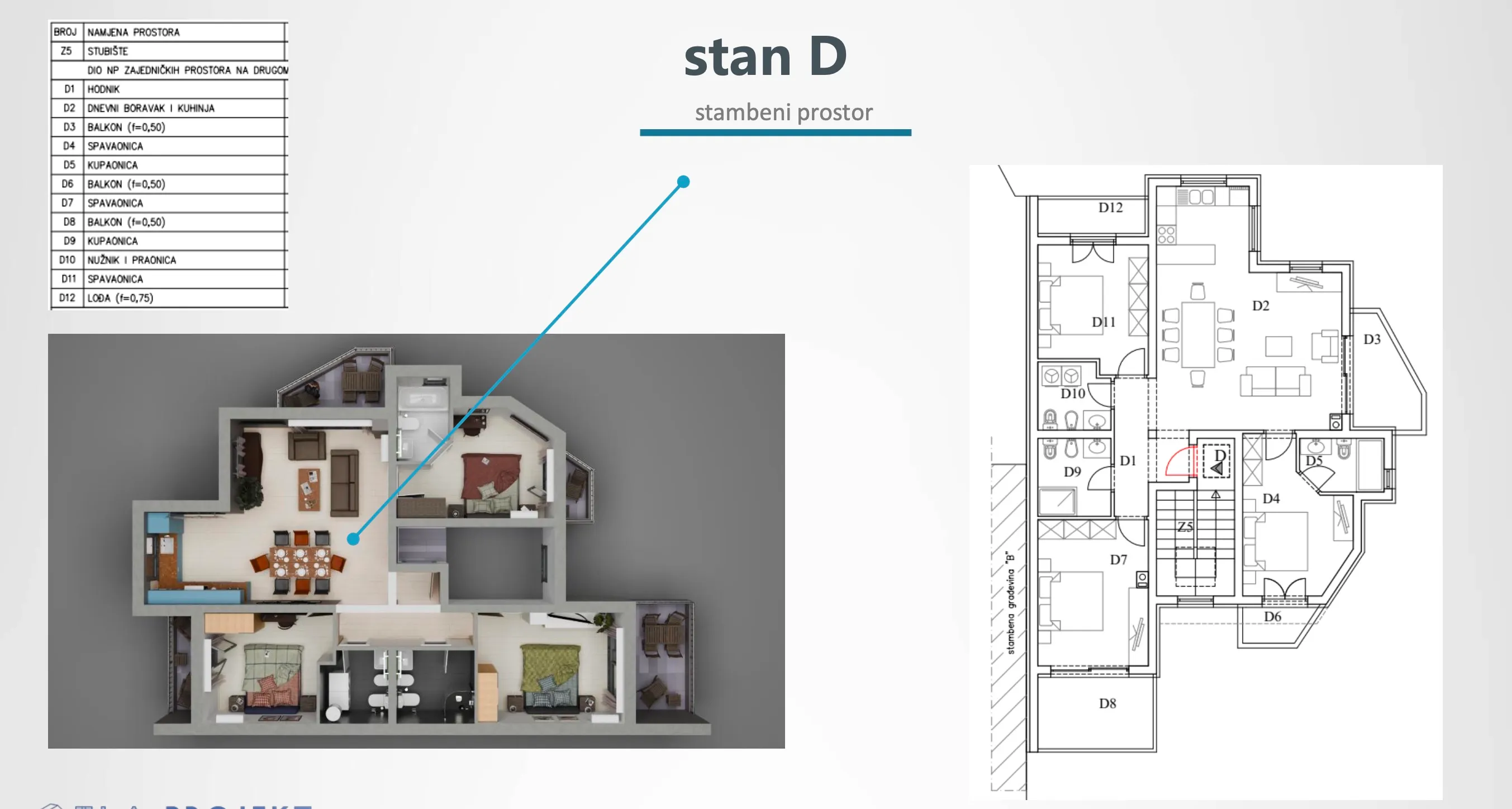 istra, štinjan, trosoban penthouse nkp 107 m2 na 2. katu zgrade - slika 20