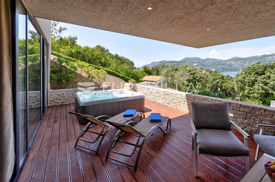 korčula, luksuzna moderna villa s pogledom na more, jedinstvena ponuda - slika 36