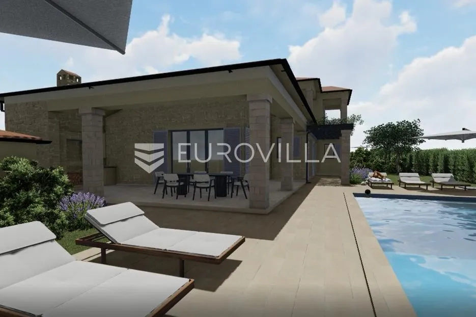istra, ladići, ekskluzivno građevinsko zemljište s projektom i pravomoćnom građevinskom dozvolom - slika 14
