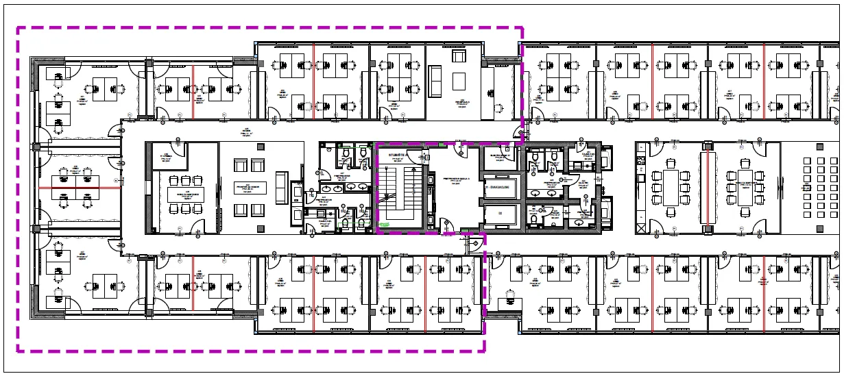 poslovni (uredski) prostor za zakup 474 m2 (novi zagreb - sveta klara) - slika 9