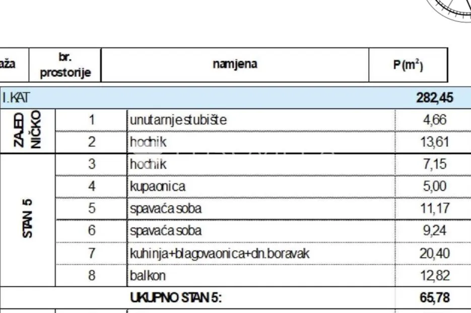 trogir, slatine, drugi red do mora, dvosoban stan na prvom katu površine 65 m², s5 - slika 24