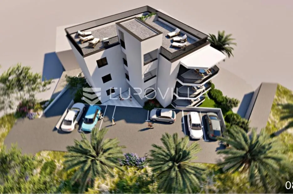trogir, okrug gornji, apartman s5 na drugom katu površine od 76 m² s krovnom terasom - slika 3