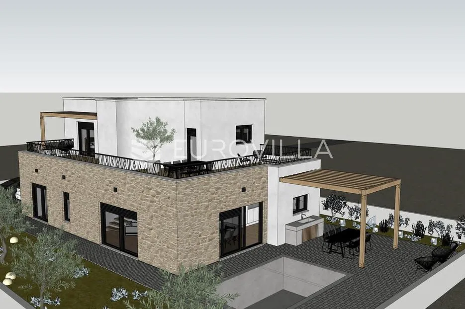 vodice, novogradnja, kuća s bazenom, 176,40 m² - slika 14