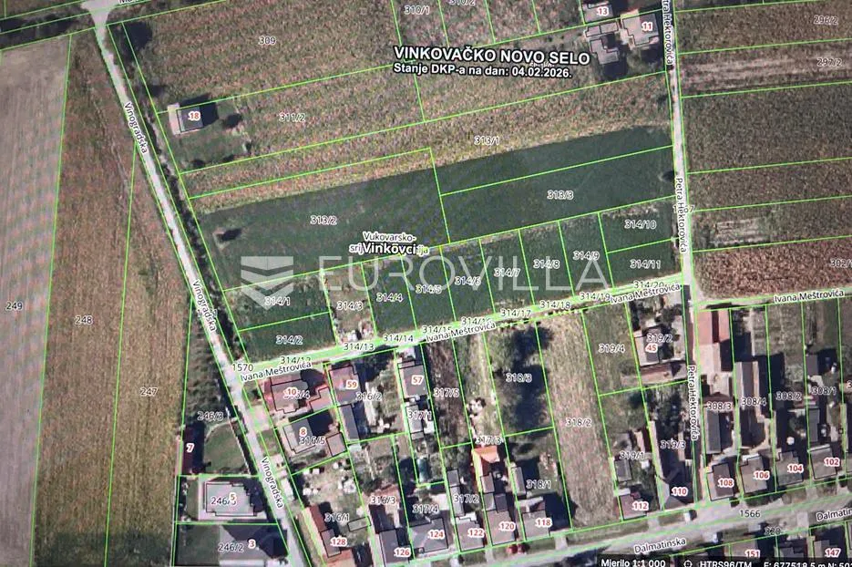 vinkovci, vinkovačko novo selo, 1591 m², građevinsko zemljište - slika 3