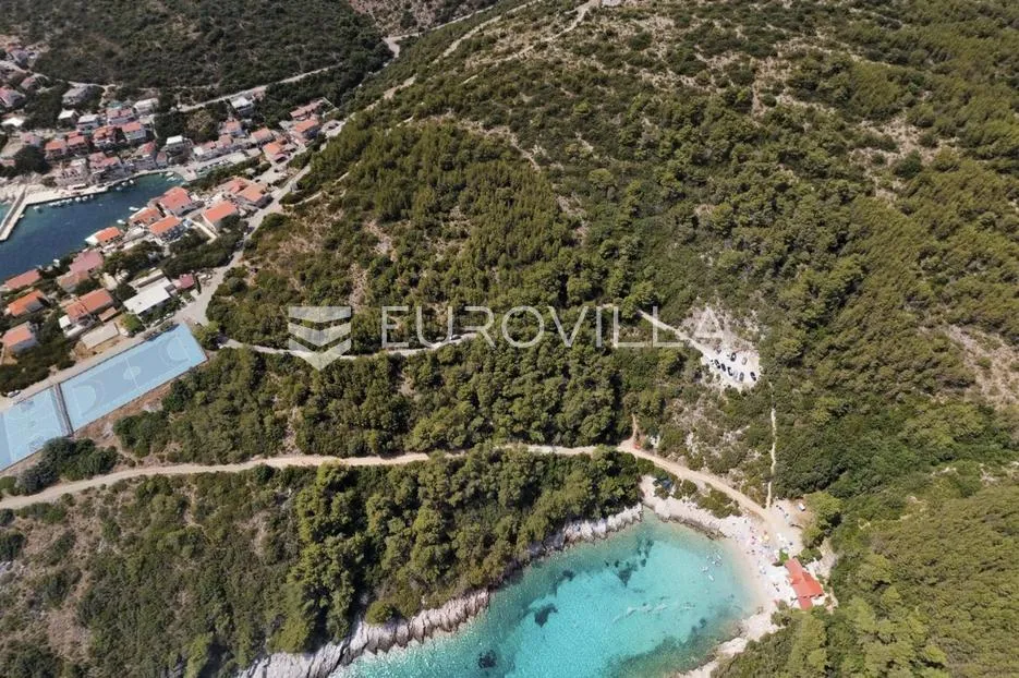 čara, uvala žitna, atraktivna parcela prvi red uz more u zoni t2, 7.389 m² - slika 3