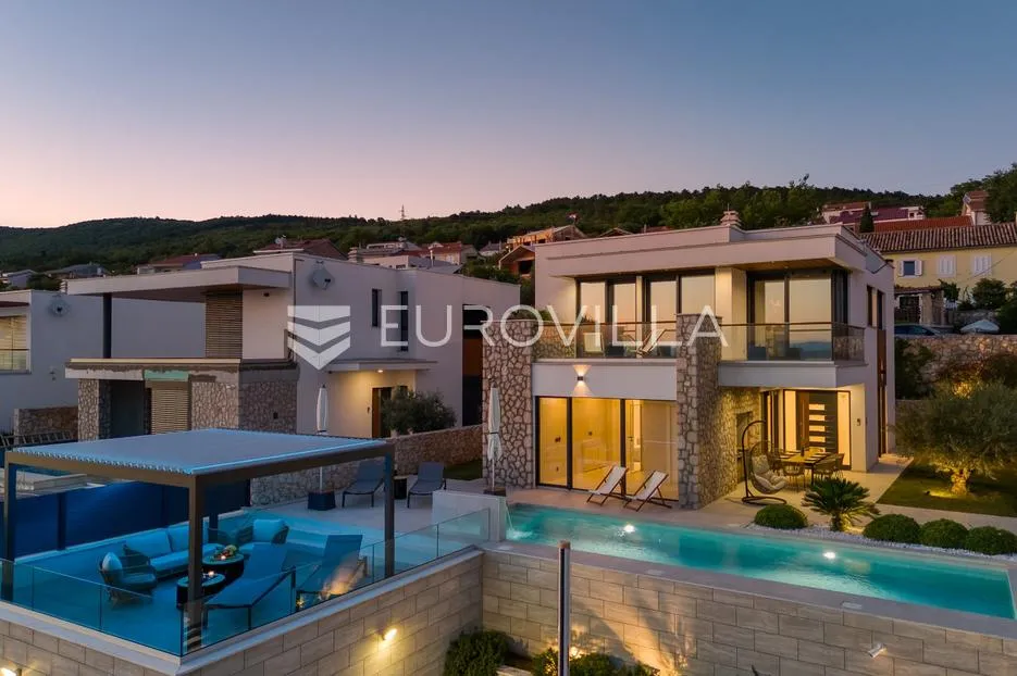 crikvenica, luksuzna vila, kuća, 280 m², okućnica 526 m², pogled na more - slika 26