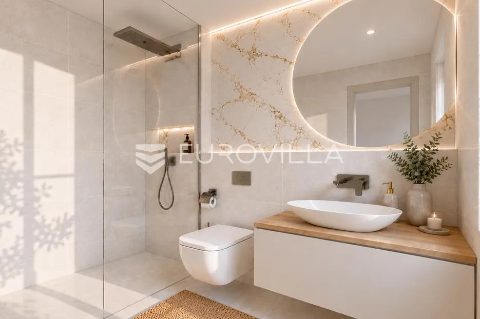 grad cres, centar, luksuzan trosoban stan u prizemlju 126 m², odlična lokacija - slika 13