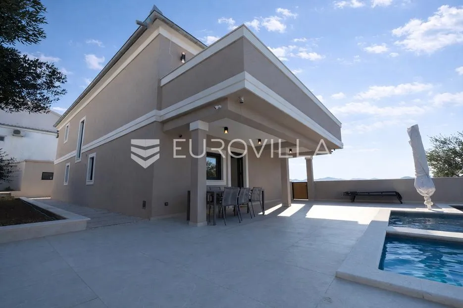 zadar, diklo: luksuzna vila prvi red do mora s bazenom i maslinikom - slika 38