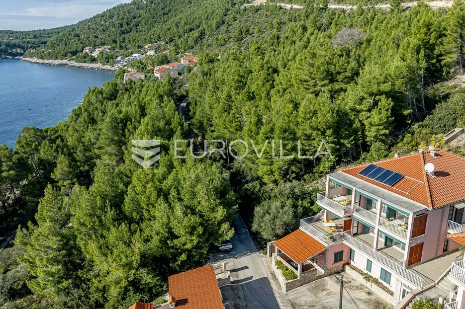 otok korčula, vela luka, kuća sa 5 apartmana u uvali karbuni - slika 2