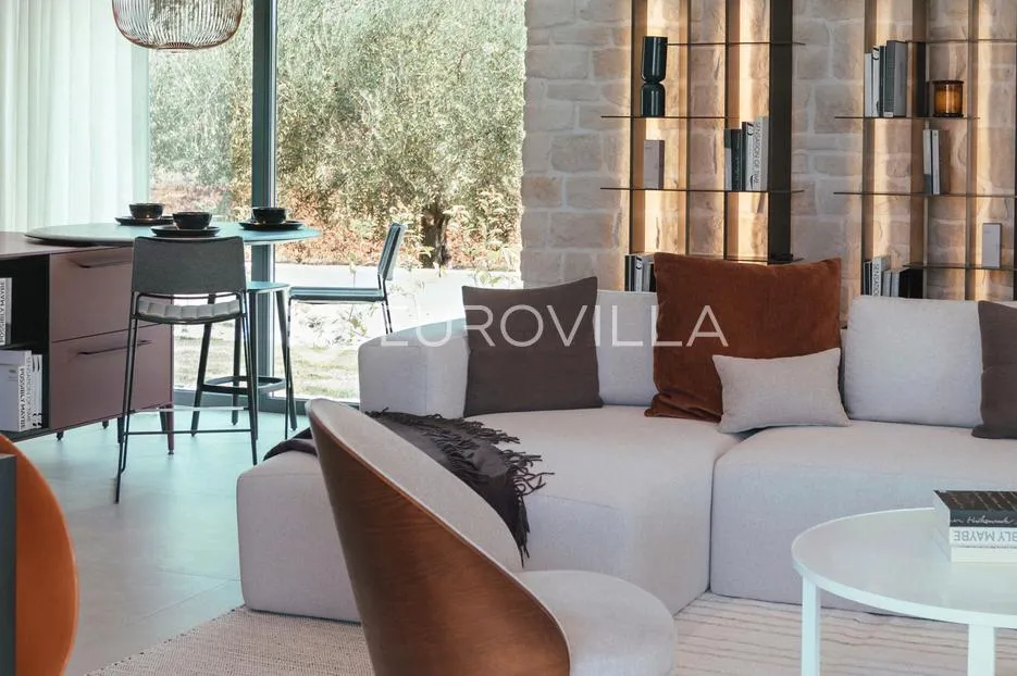 istra, poreč, gedići prekrasna moderna kamena vila 165 m² s bazenom - slika 5