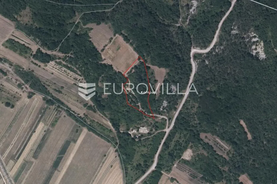 istra, ročko polje, poljoprivredno zemljište 5433m2 - slika 1