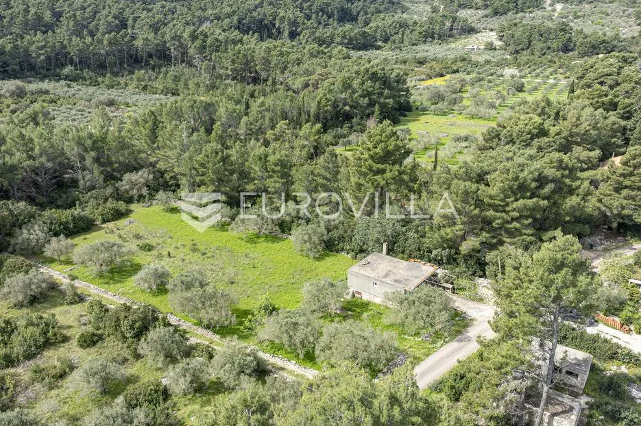 otok korčula, vela luka, građevinsko zemljište sa nedovršenim objektom - slika 6