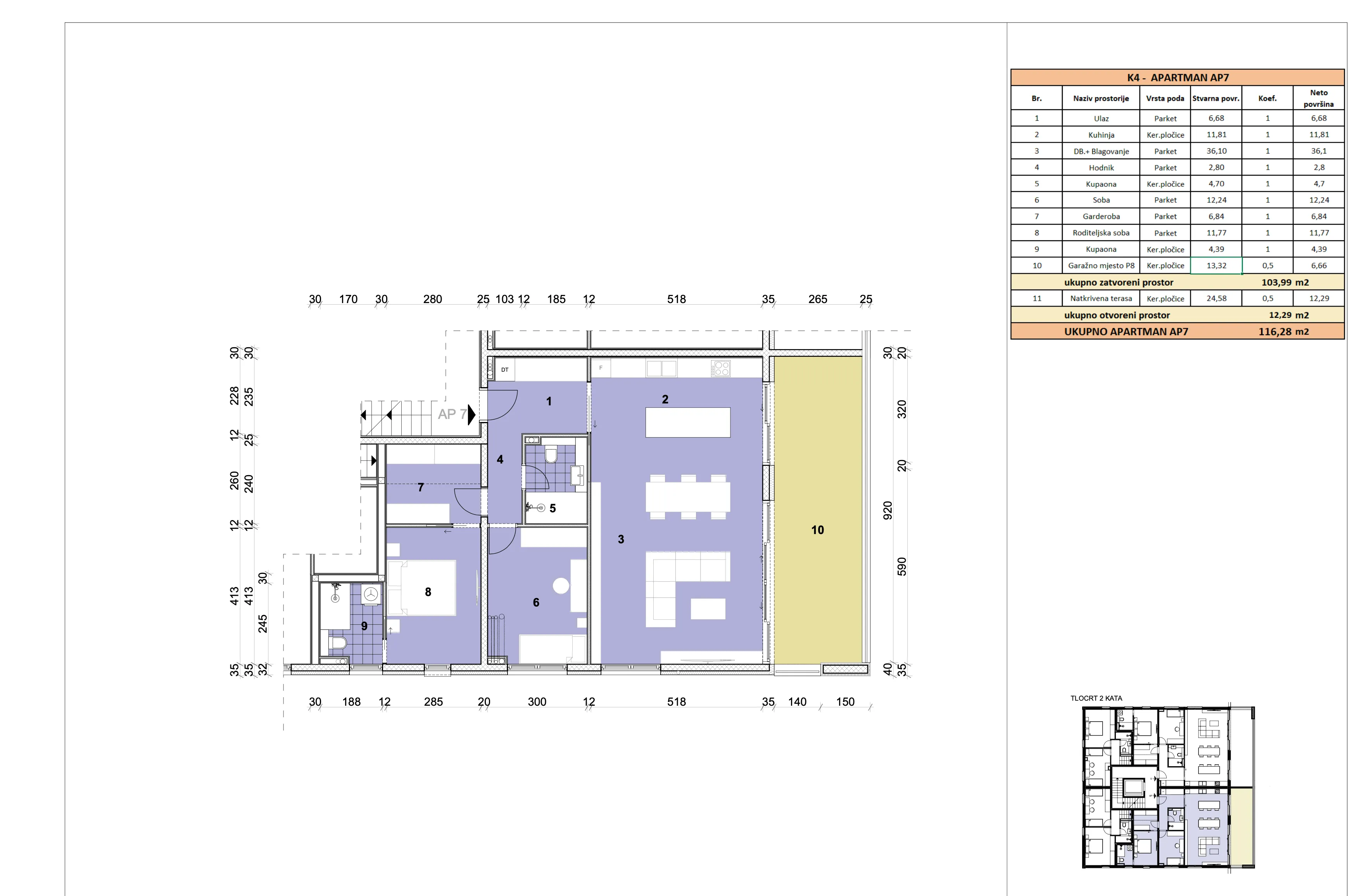 opatija, trosoban stan s garažnim mjestom, nkp 116 m2 novogradnja - slika 35