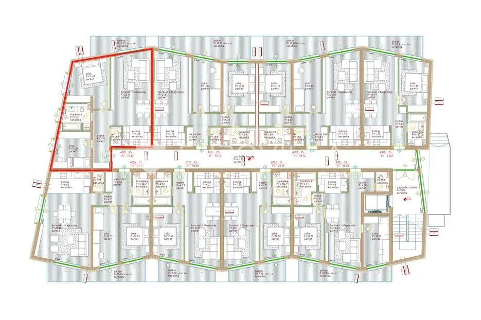 istra, poreč, dvosoban stan na 1. katu moderne novogradnje 80 m² - slika 2