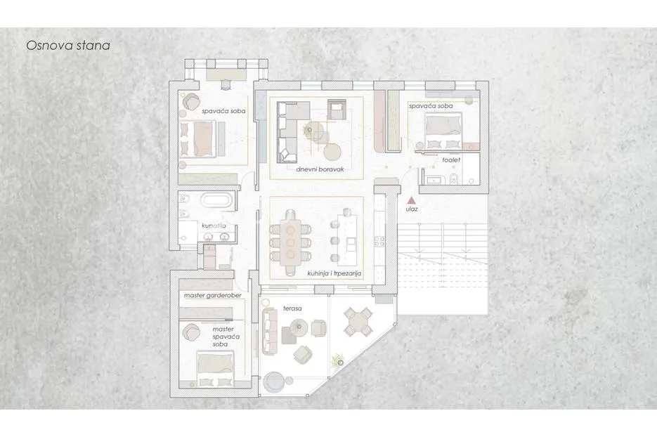 osijek, gornji grad, elitni četverosobni stan 160 m², s vlastitim parkirnim mjestima - slika 20
