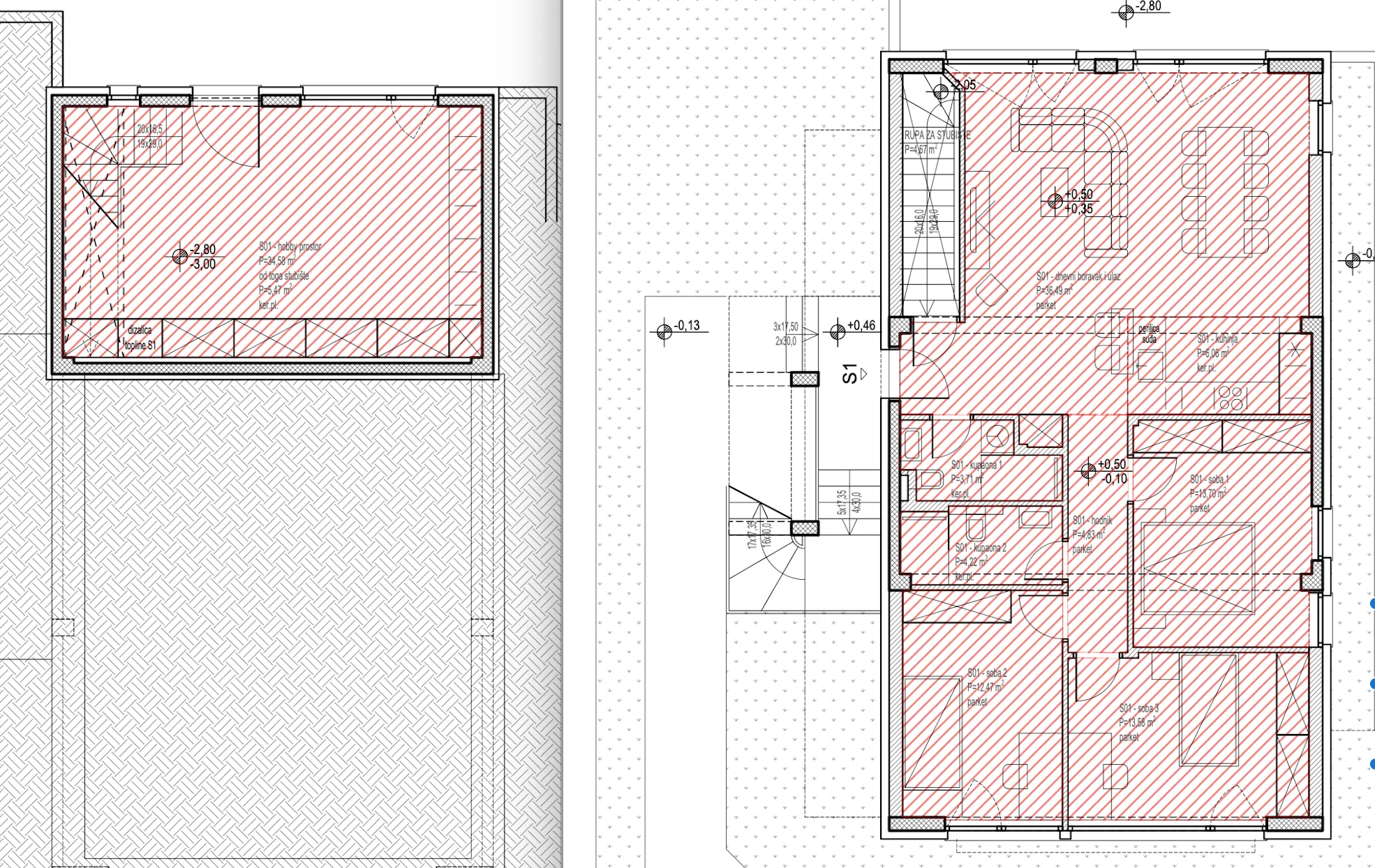 remete, luksuzan dvoetažni četverosoban stan 160,30 m² s vrtom, 2 garaže, 2 parkirna - slika 9