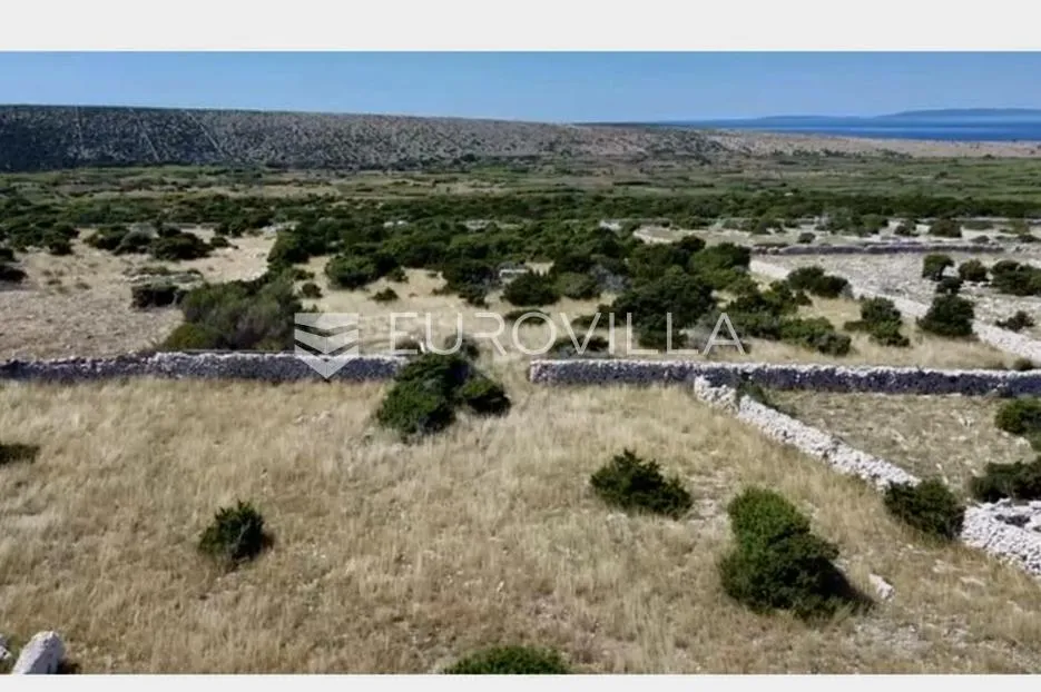 pag, kolan, građevinsko zemljište s pogledom na more - slika 3