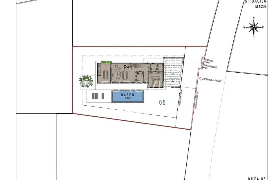 istra, kaštelir - labinci, moderna urbana vila nkp 223 m2 s velikim vrtom - slika 15