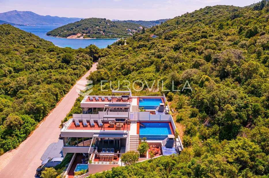 korčula, luksuzna moderna villa s pogledom na more, jedinstvena ponuda - slika 70