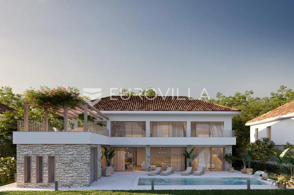istra, kaštelir, građevinsko zemljište s projektom i pogledom na more - slika 9